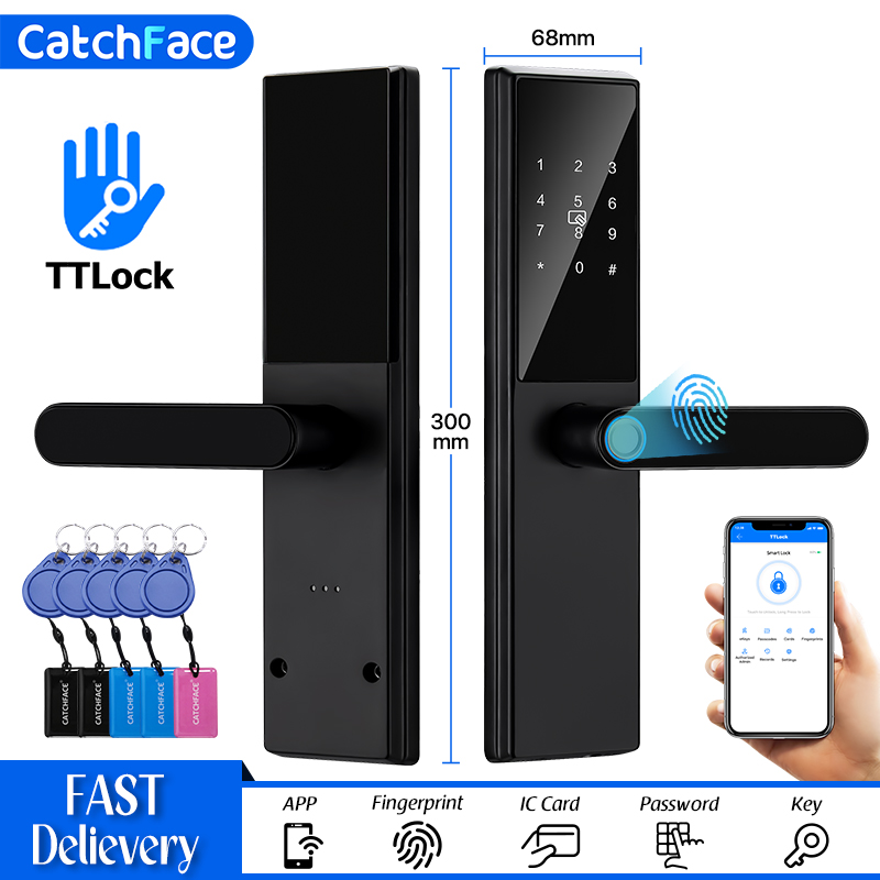 Smart Home Keyestudio - Kunci pintu sidik jari Bluetooth, kunci