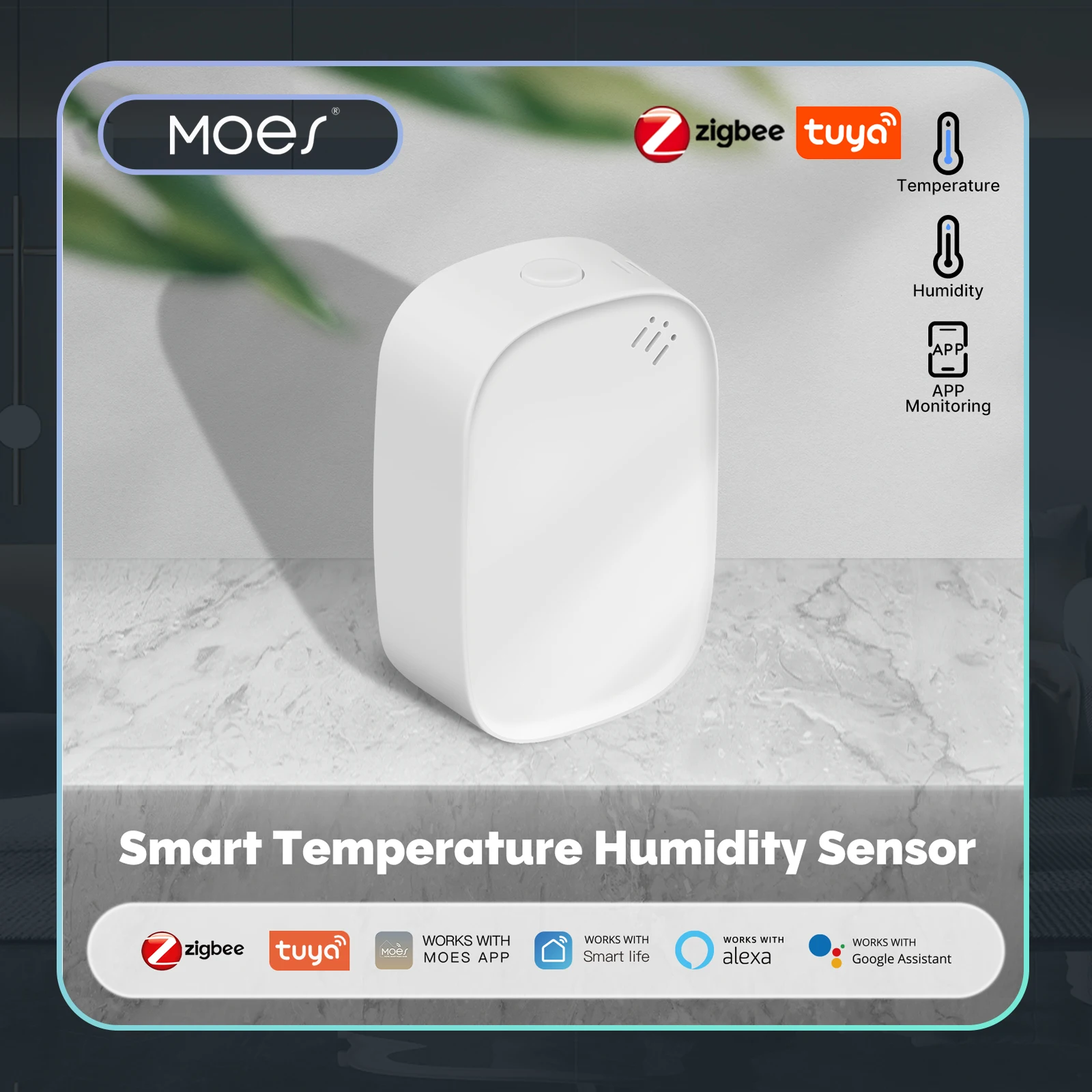 Smart Home News - MOES Tuya Zigbee Sensor Kelembaban Suhu