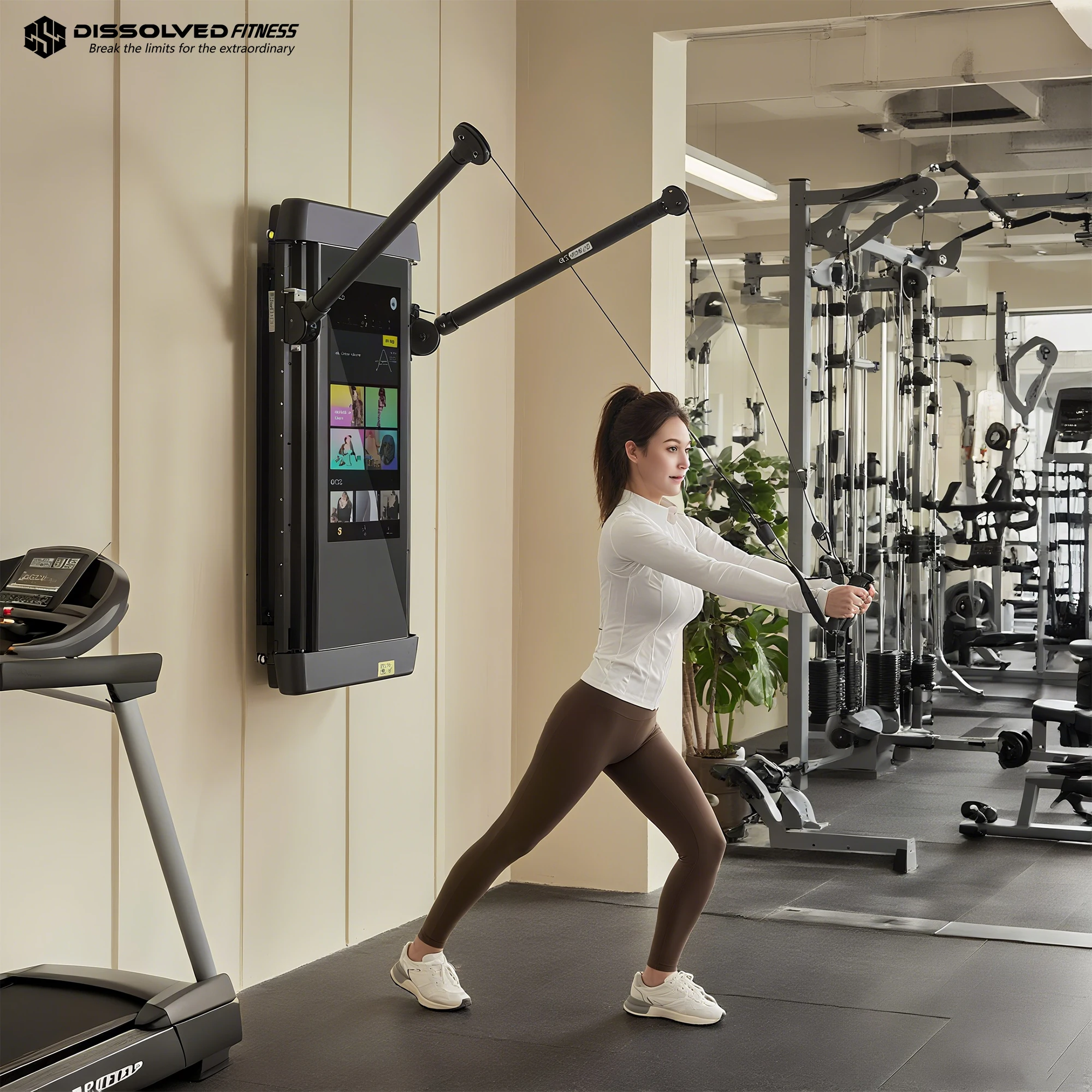 Smart Home Gym - Cermin Latihan LCD AI Pintar yang