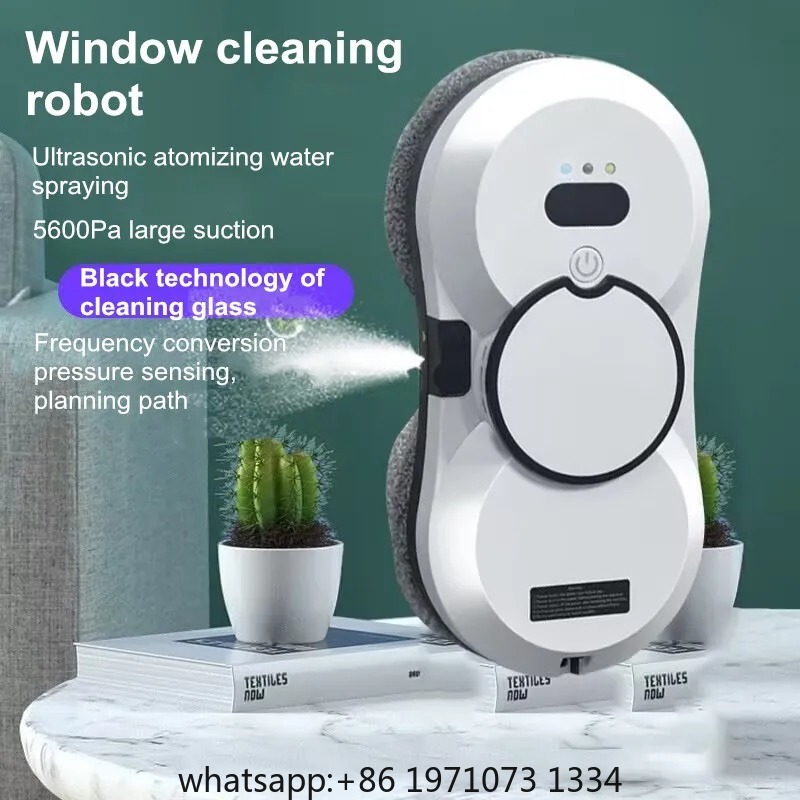 Smart Home Robot - Robot Pembersih Jendela Pintar dengan Semprotan