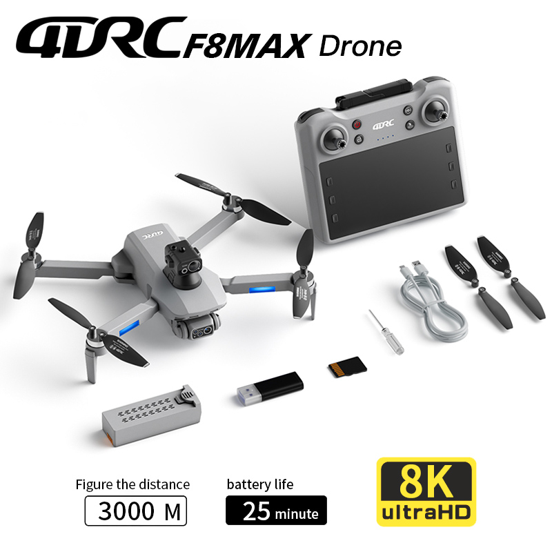 Smart Home Camera - Drone Profesional F8 MAX GPS dengan