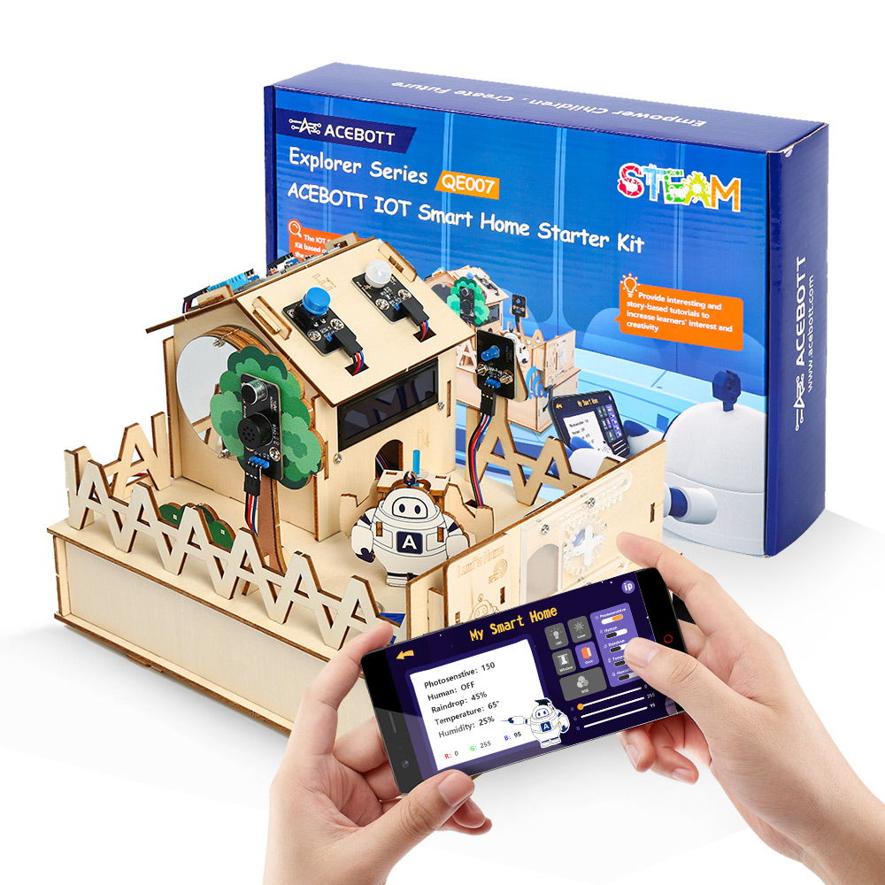 Smart Home Keyestudio - ACEBOTT Kit rumah cerdas DIY untuk