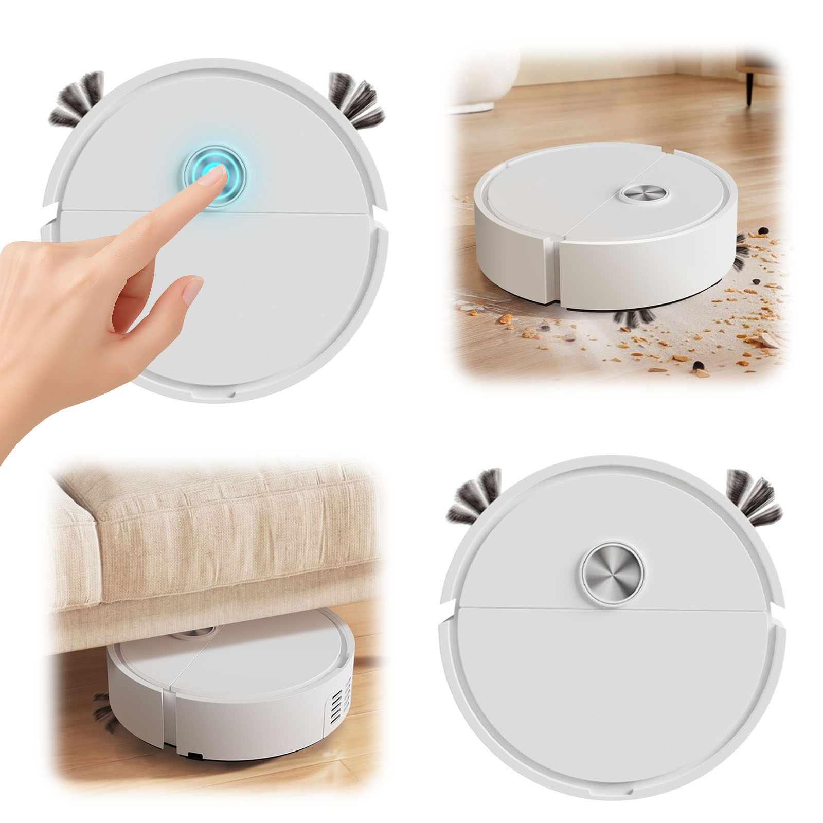 Smart Home Robot - Robot Penyapu Cerdas 3 in 1