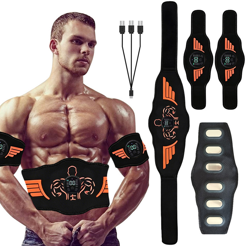 Smart Home Gym - Sabuk Pelatih Otot EMS Isi Ulang