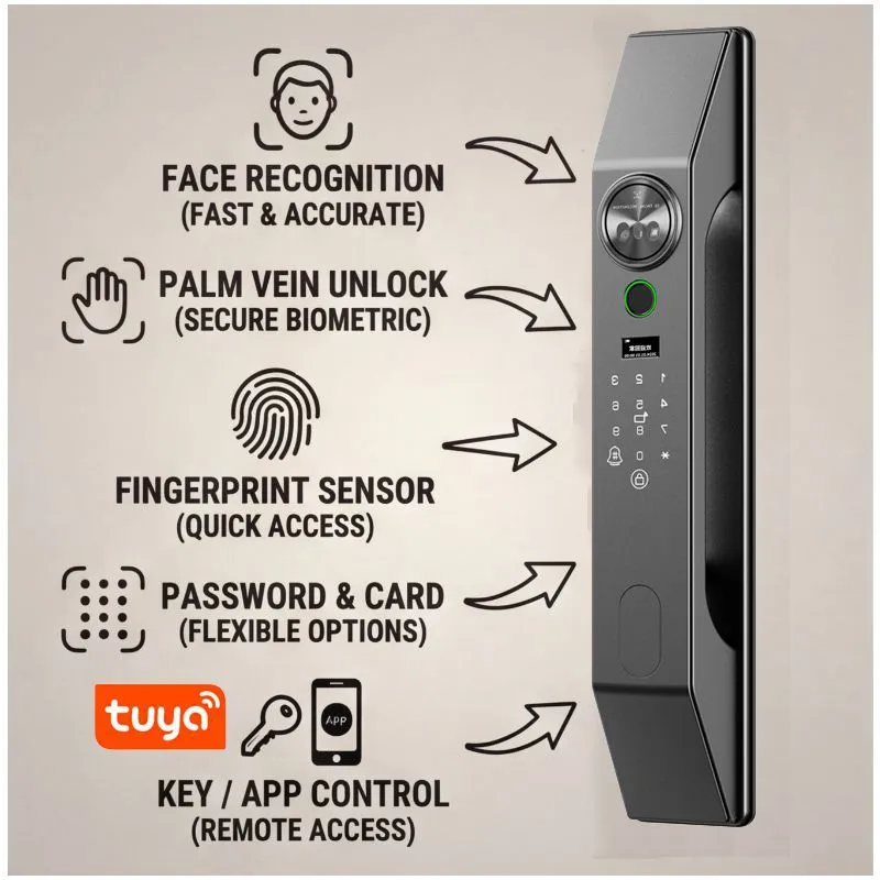Kunci Pintu Pintar Rumah denga - Smart Home Battery Camera ulasan dan harga