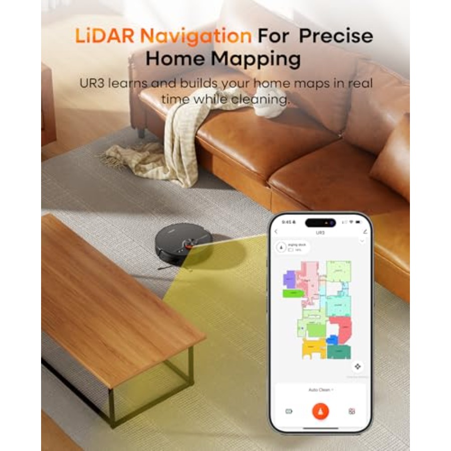Robot Vacuum UR3 untuk pembers - Smart Home Robot ulasan dan harga