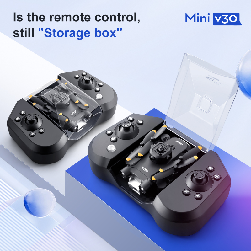Drone FPV Mini V30 WiFi, Quadc - Smart Home Camera ulasan dan harga