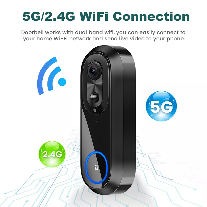 Kamera interkom cerdas IP65, b - Smart Home Battery Camera ulasan dan harga