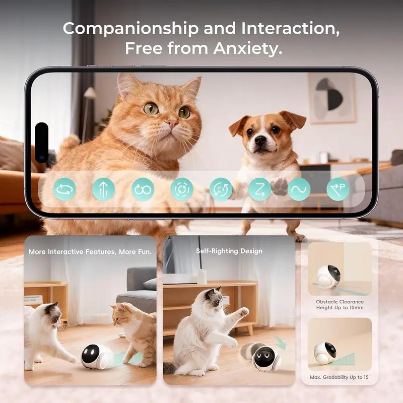 Kamera Robot Hewan Peliharaan  - Smart Home Robot ulasan dan harga