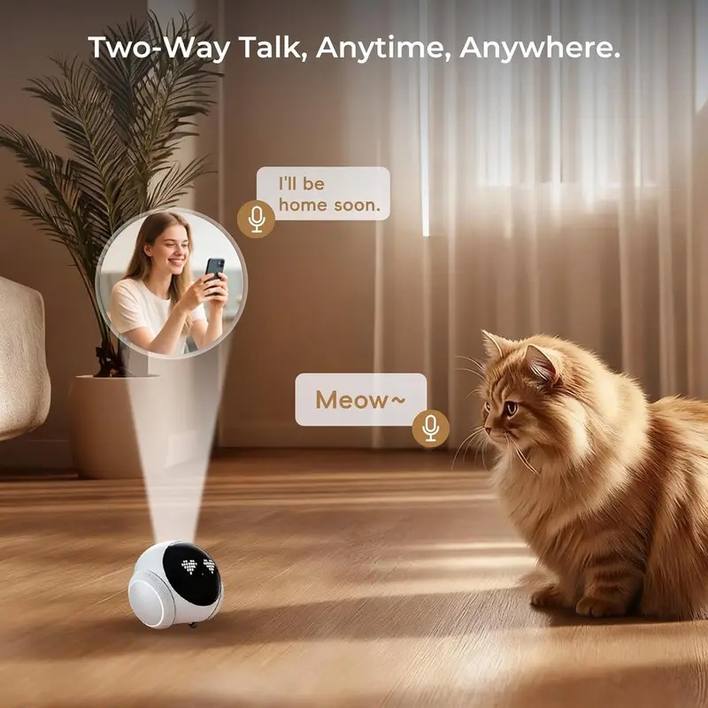 Kamera Robot Hewan Peliharaan  - Smart Home Robot ulasan dan harga