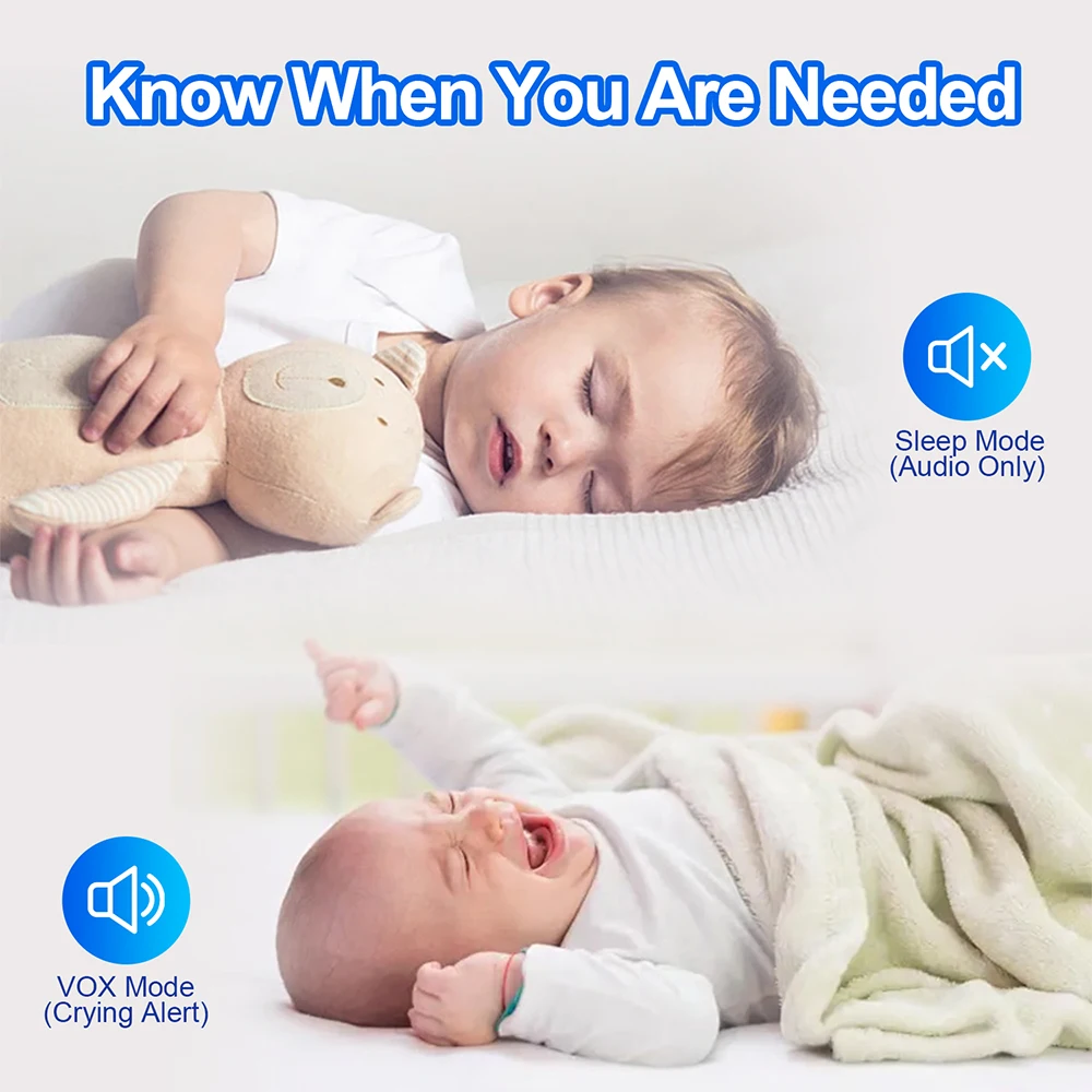 Monitor Bayi Video 7.0'' 720P  - Smart Home Battery Camera ulasan dan harga