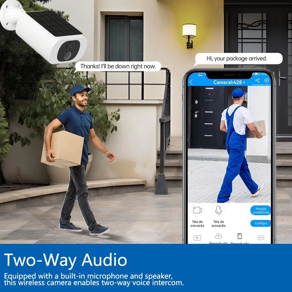 Kamera Baterai Surya Luar Ruan - Smart Home Battery Camera ulasan dan harga