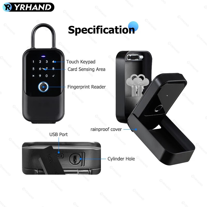TTlock kotak kunci cerdas, kun - Smart Home Keyestudio ulasan dan harga