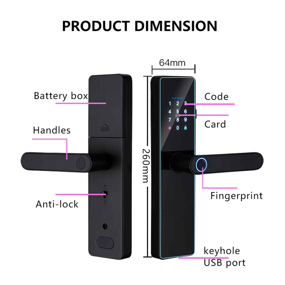 Kunci Pintu Pintar WiFi Tuya A - Smart Home Keyestudio ulasan dan harga