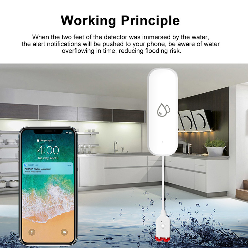 Sensor Alarm Kebocoran Air WiF - Smart Home News ulasan dan harga