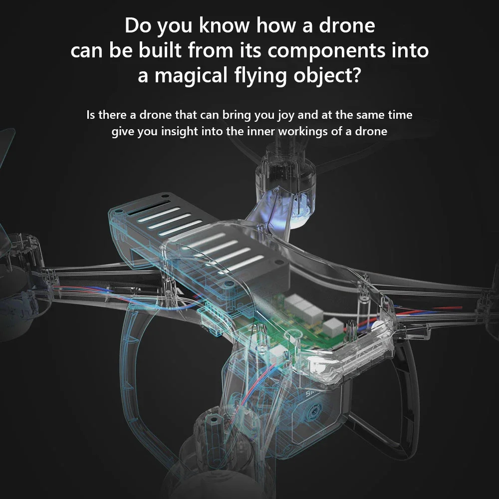 JJRC H108 DIY Drone Mini Perak - Smart Home Gym ulasan dan harga