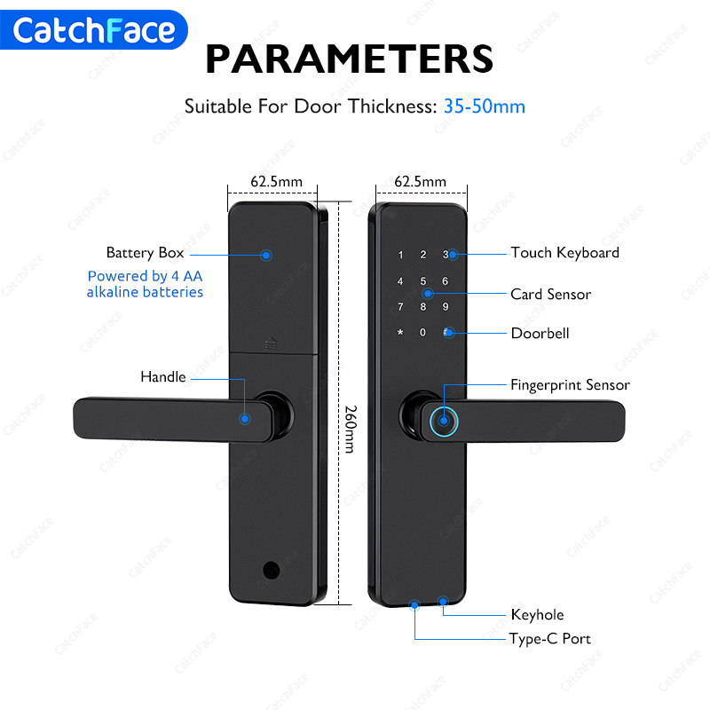 TTLock Kunci Pintu Pintar Sidi - Smart Home Keyestudio ulasan dan harga