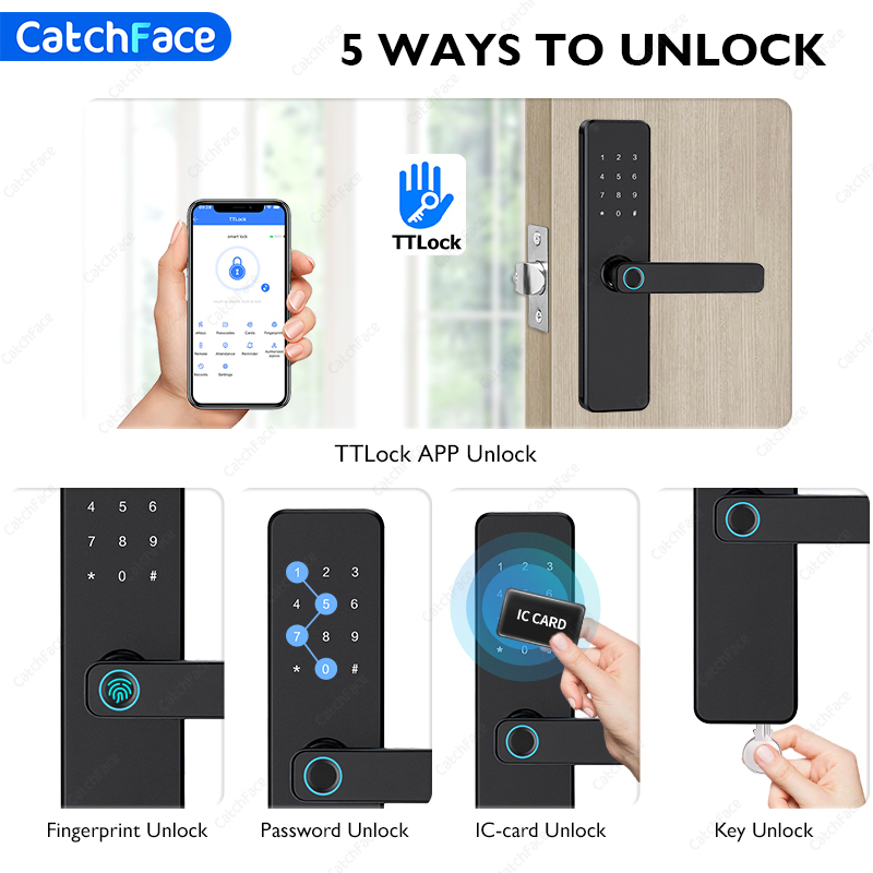 TTLock Kunci Pintu Pintar Sidi - Smart Home Keyestudio ulasan dan harga