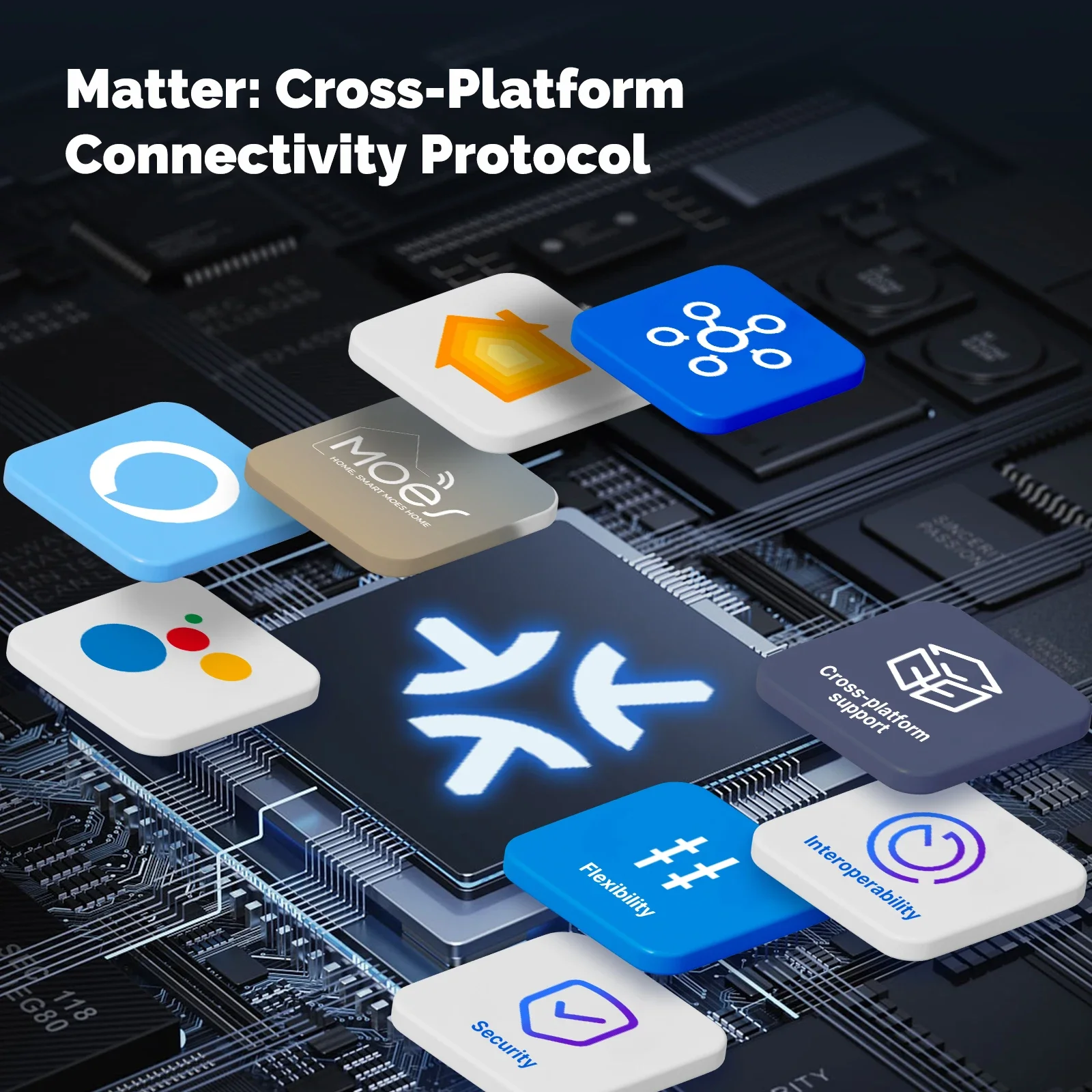 MOES Matter Tuya WiFi Sakelar  - Smart Home Remote ulasan dan harga