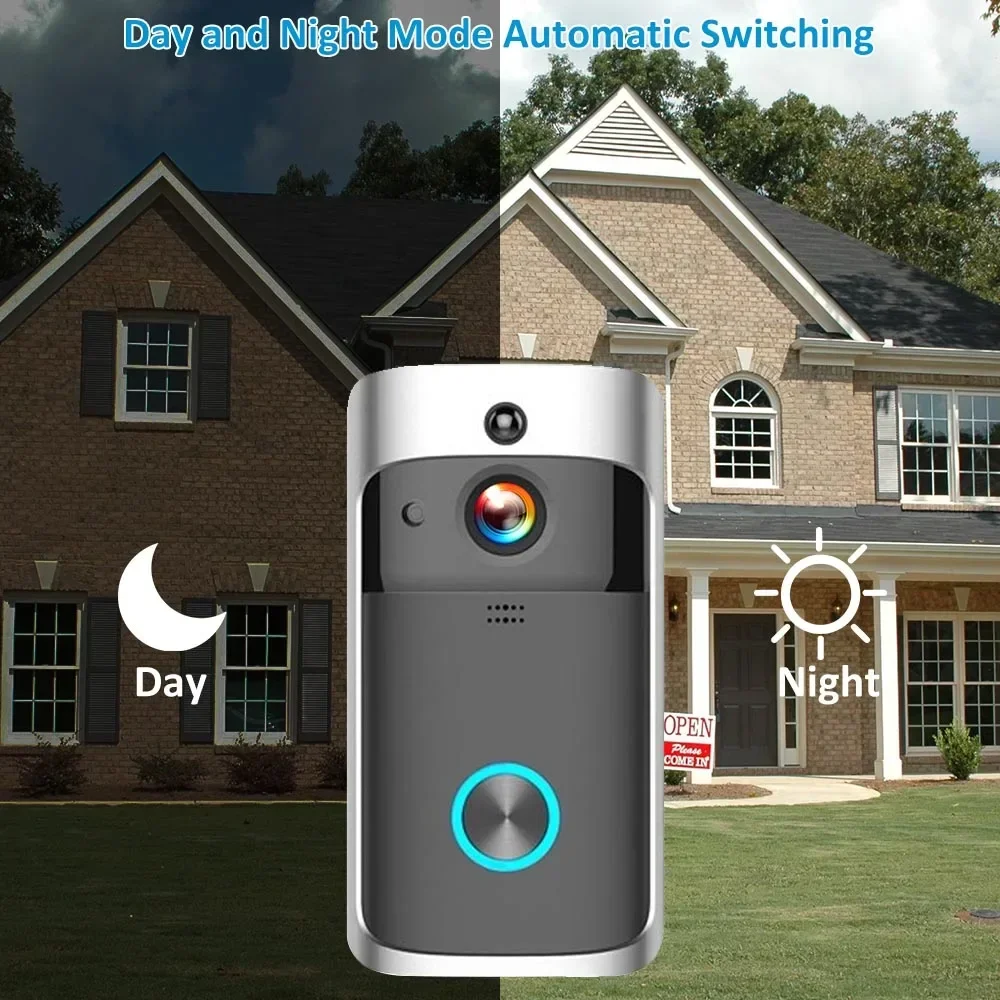 Kamera Bel Pintu Nirkabel WIFI - Smart Home Battery Camera ulasan dan harga