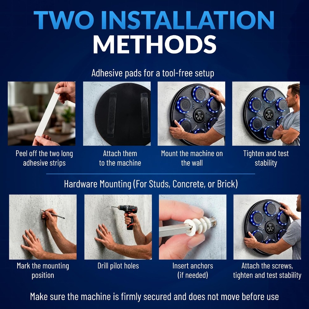 Mesin Tinju Musik Pintar denga - Smart Home Gym ulasan dan harga