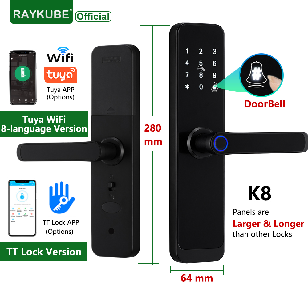 RAYKUBE K8 Kunci Pintu Pintar  - Smart Home Keyestudio ulasan dan harga