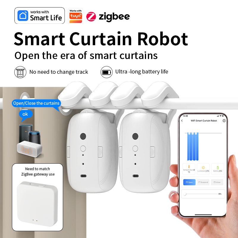 Robot Penggerak Tirai Pintar Z - Smart Home Robot ulasan dan harga
