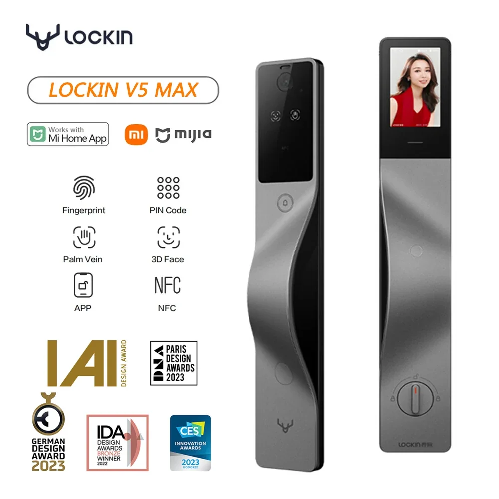 Kunci Pintar Lockin V5 Max den - Smart Home Battery Camera ulasan dan harga