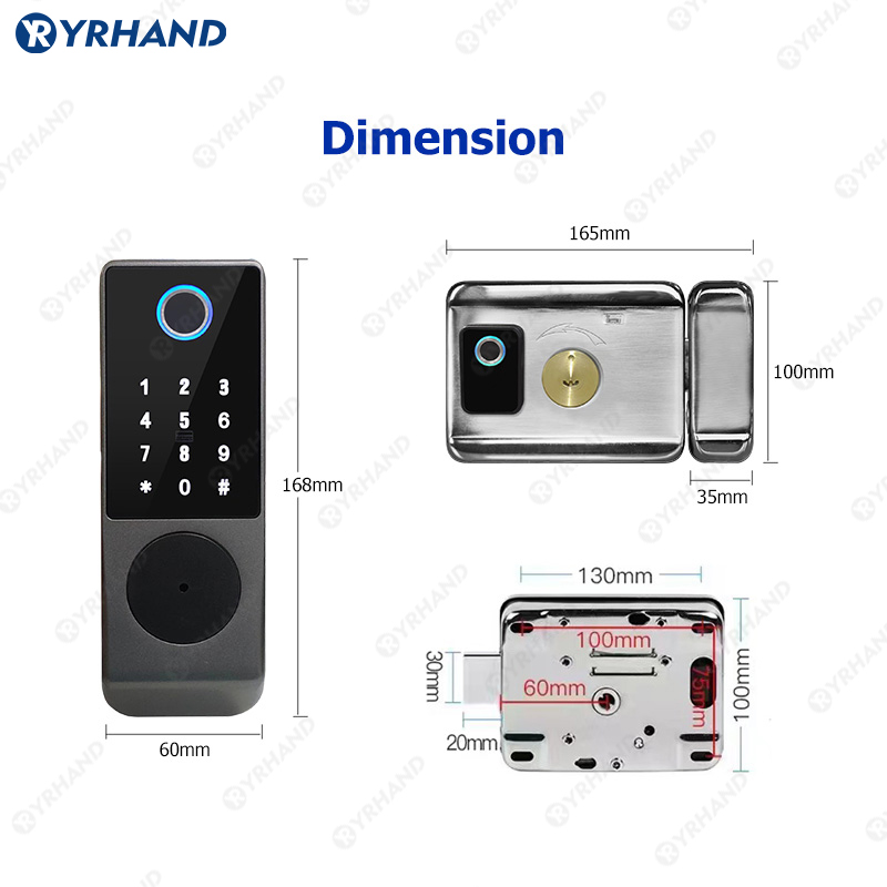 Tuya Kunci Pintar Tahan Air Wi - Smart Home Keyestudio ulasan dan harga