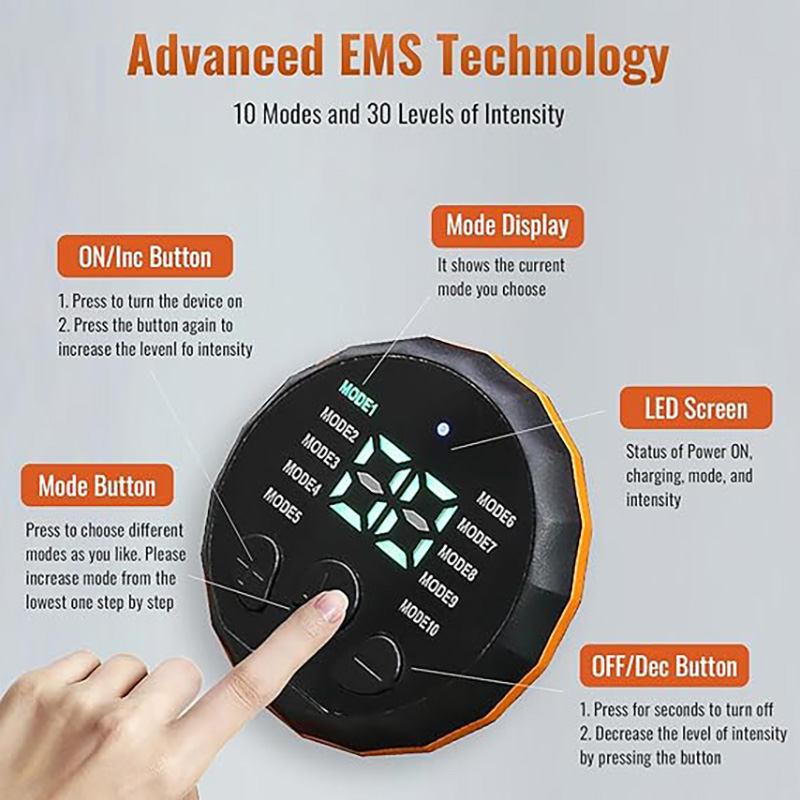 Sabuk Pelatih Otot EMS Isi Ula - Smart Home Gym ulasan dan harga
